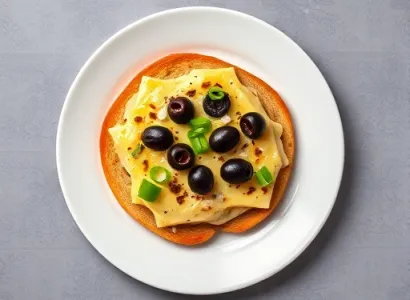 Tartine au fromage cheddar
