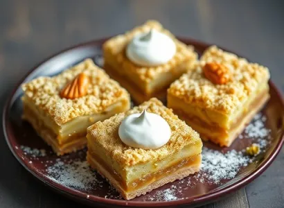 Bars au beurre de pistache et croute de gâteau