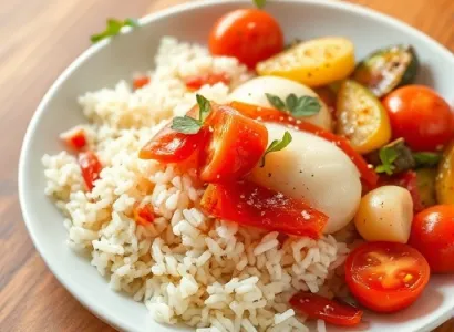 Lunch léger aux légumes