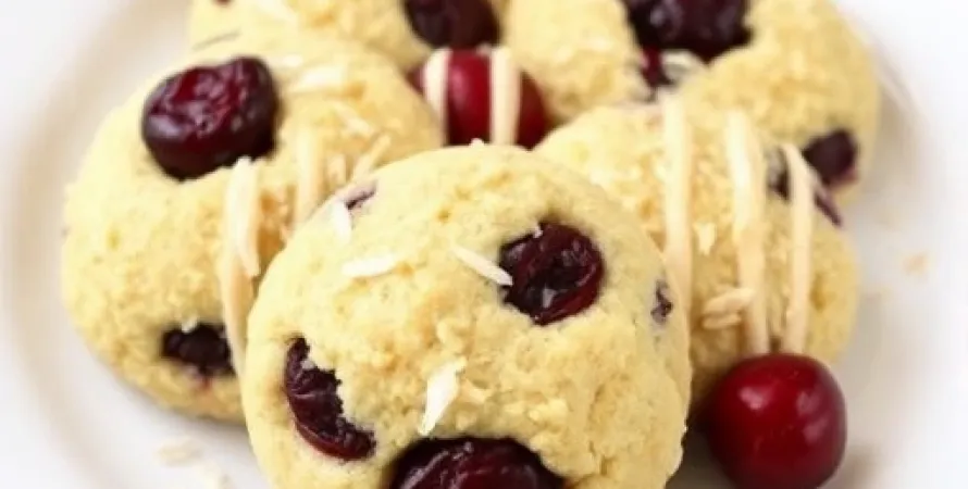 Biscuits aux cerises sans sucre