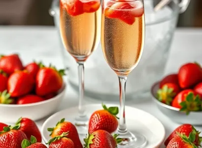 Mocktail aux fraises
