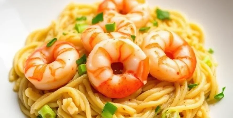 Orzo aux crevettes
