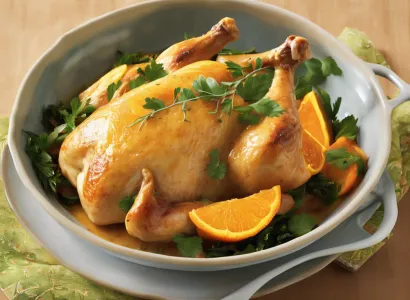 Poulet Sauté à l'Orange Revisité
