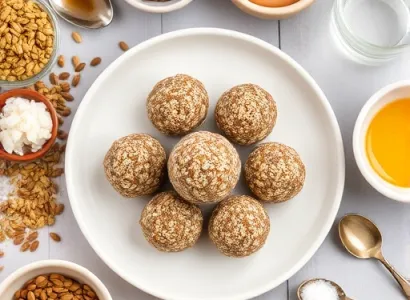 Boules de graines de lin