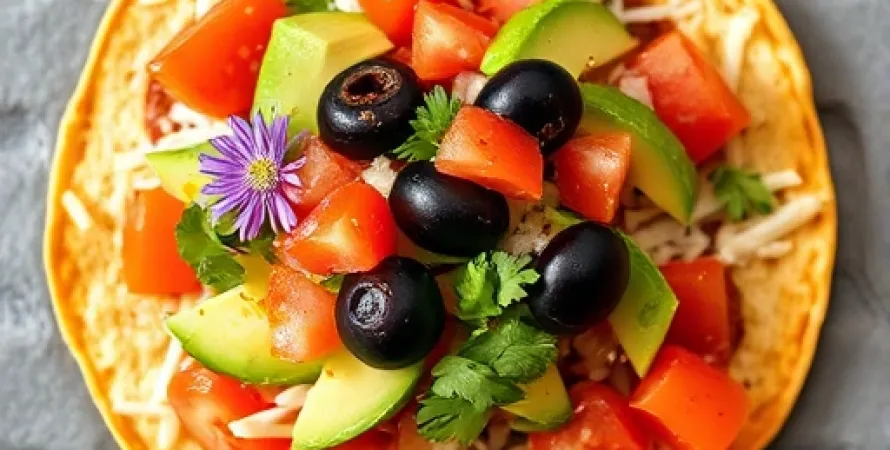 Tostadas fleuries
