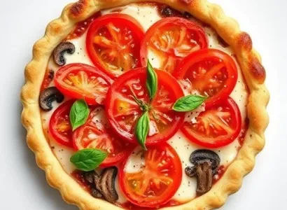 Tarte aux tomates d'été