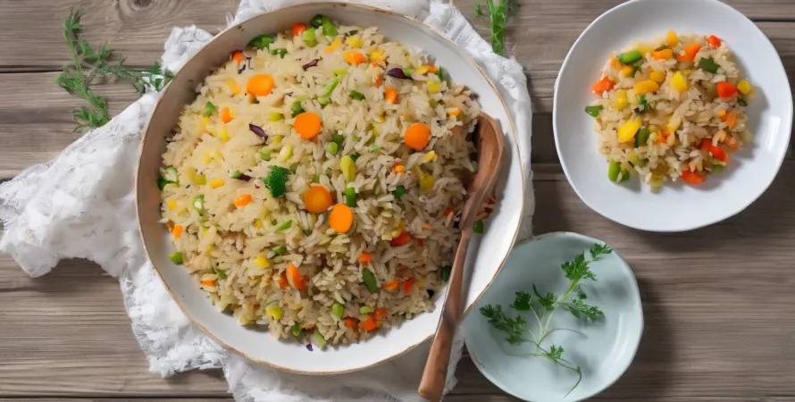 Pilaf de riz aux légumes
