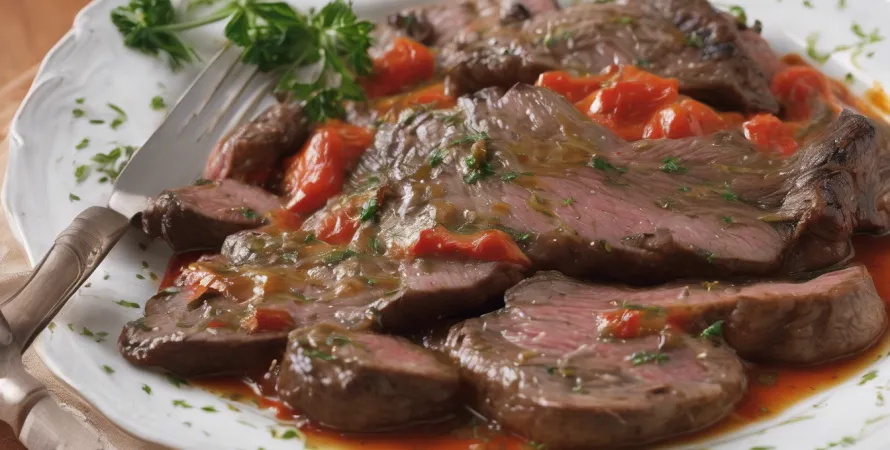 Bœuf aux Poivrons Mijoté