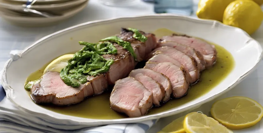 Filet de porc mariné à la bière et citron vert