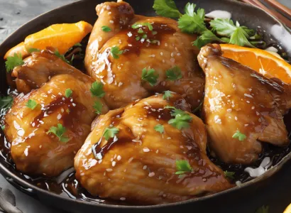 Poulet Teriyaki à l'Orange en Mijoteuse