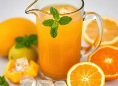 Rafraîchisseur à la mangue et à l'orange