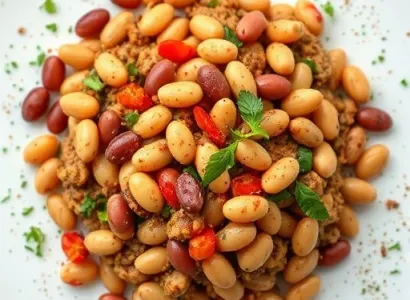Haricots pinto aux légumes