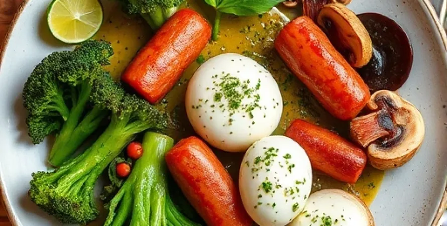 Brocolis Rabe aux Oeufs