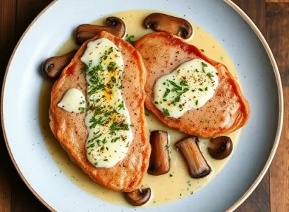 Escalopes de veau aux mushrooms