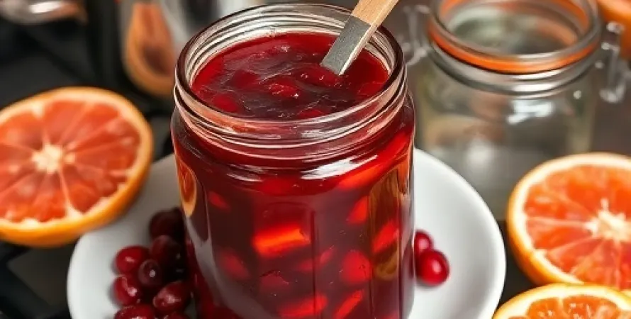 Marmelade de cranberries et citrus