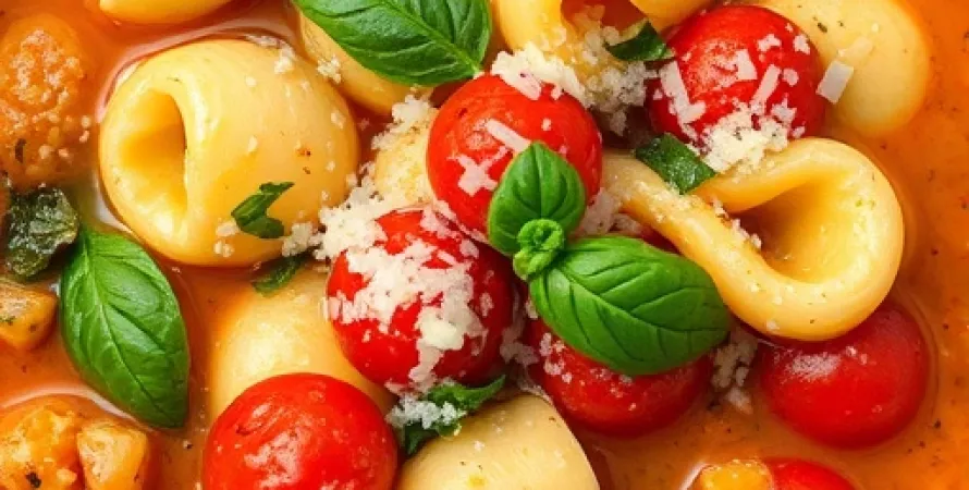 Tortellini Soupe au Fromage