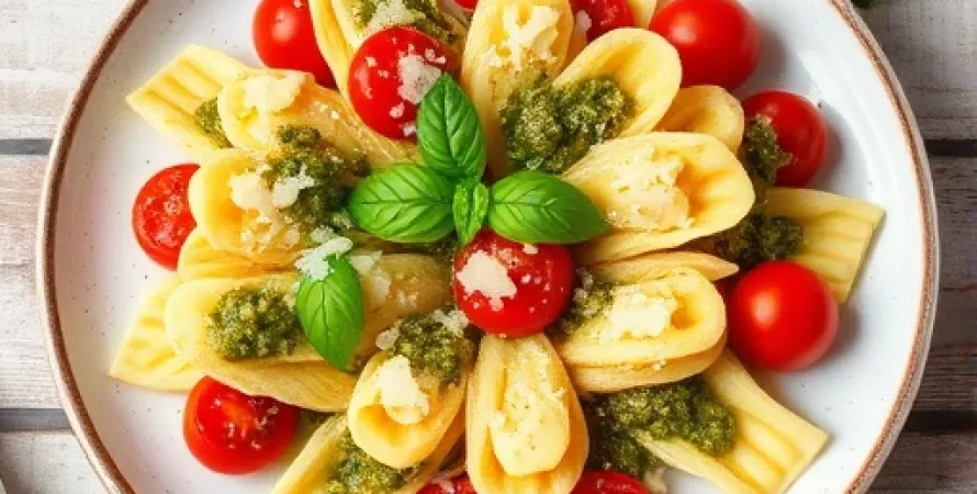 Pâtes au pesto de cacahuètes