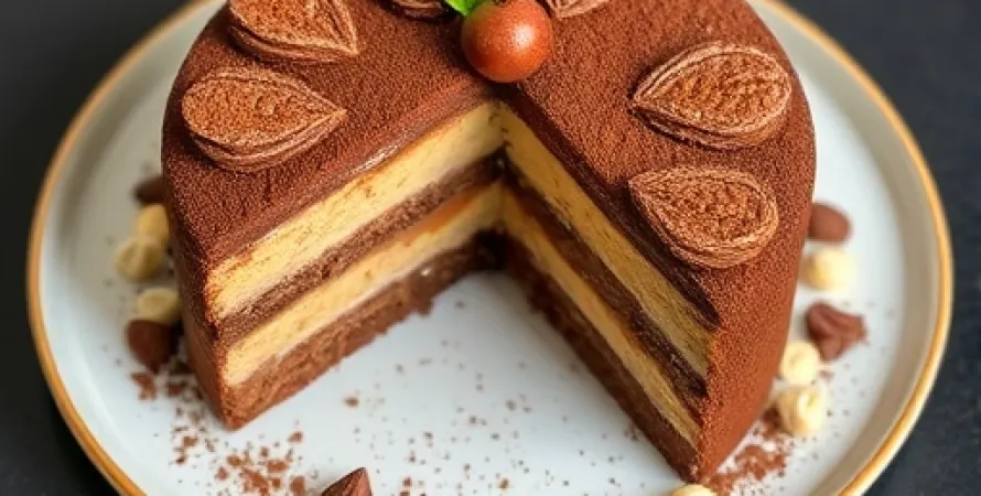 Gâteau au cacao et aux mures