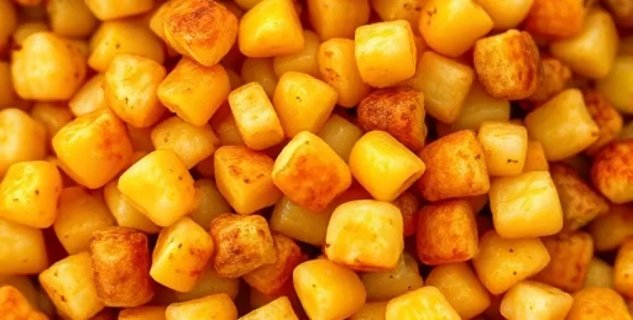 Mais frit au lait de fermentation