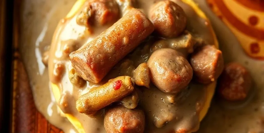 Biscuits et saucisse à la française