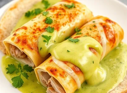 Chimichangas de poulet au fromage