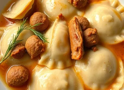 Ravioli juif aux viandes