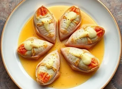 Ailes de poulet au fromage et ail