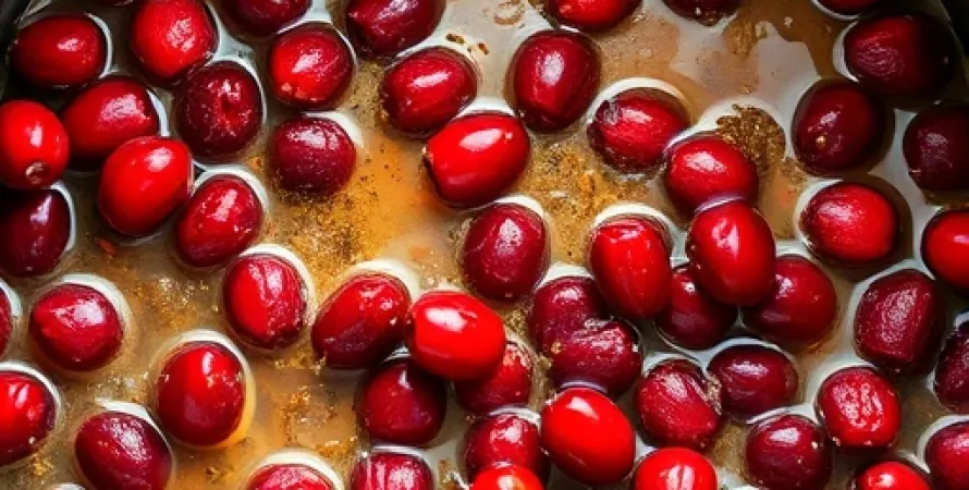 Canneberges épicées