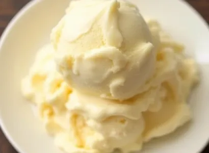 Glace à la vanille