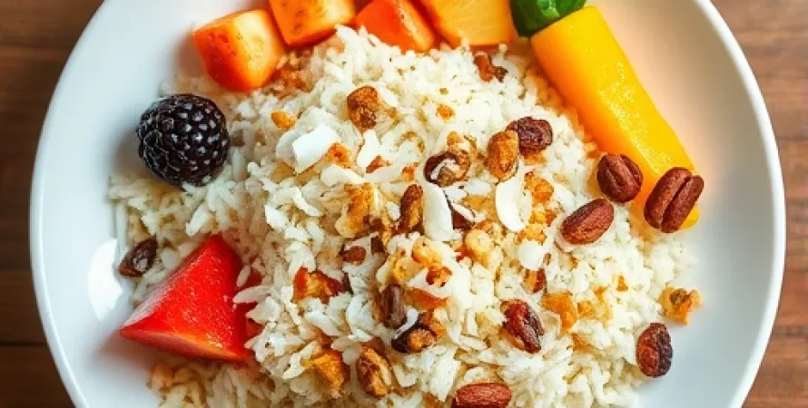Petit Déjeuner Tropical au Riz