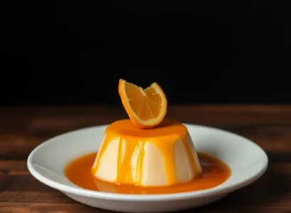 Flan à l'orange