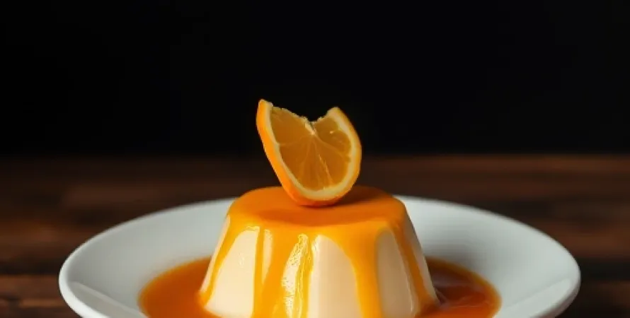 Flan à l'orange
