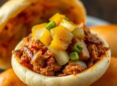 Buns au porc épicé