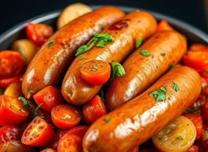 Saucisses italiennes aux tomates
