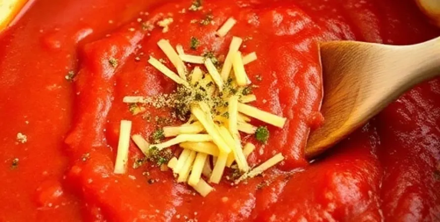 Sauce pizza épaisse
