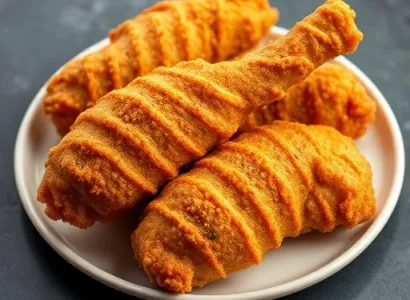 Poulet frit à la double baignade