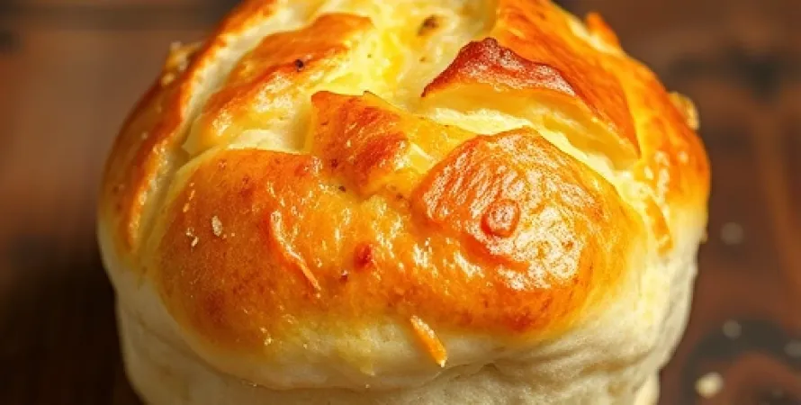 Pain au cheddar et oignon