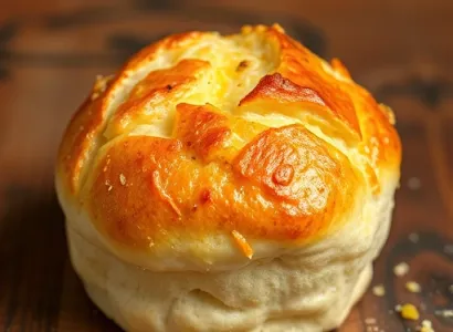 Pain au cheddar et oignon