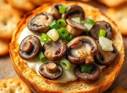 Tartine aux champignons