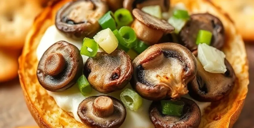 Tartine aux champignons