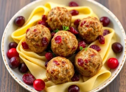 Boulettes de dinde aux cranberries