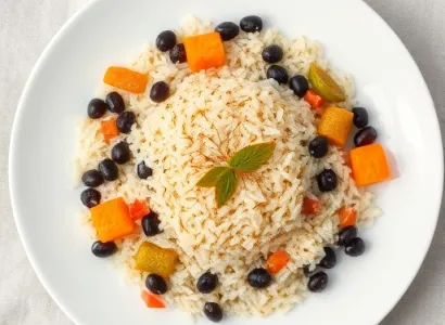 Riz et haricots calypso