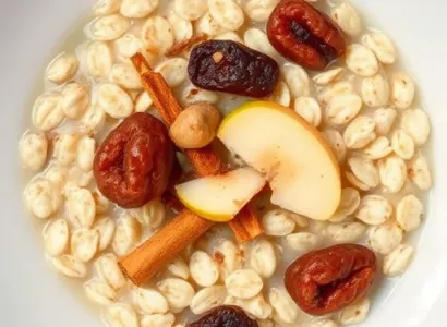 Flocons d'avoine aux fruits secs