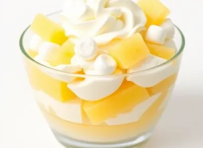 Salade de dessert aux fruits et crème