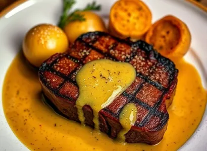 Steak à la moutarde