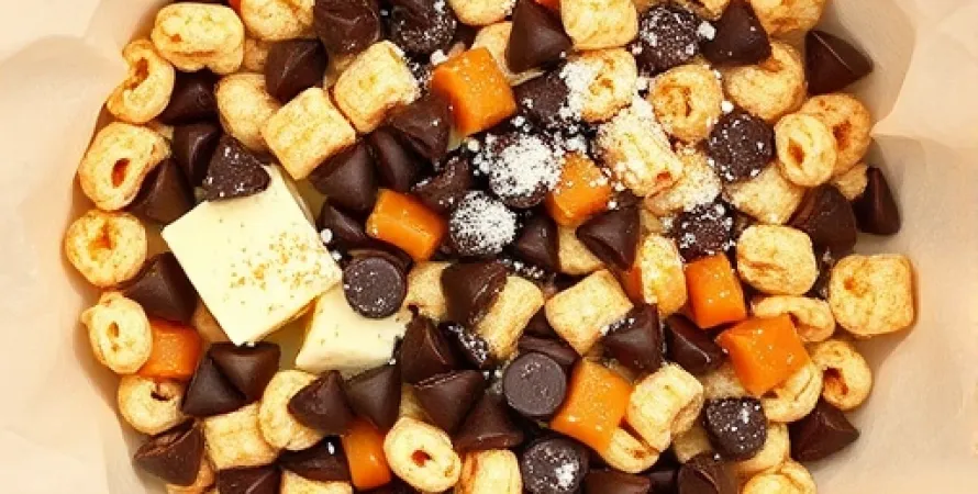 Mélange de céréales au chocolat