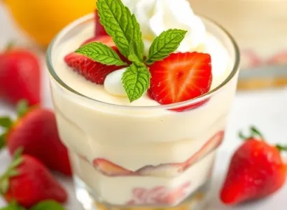 Parfait au citron crèmeux