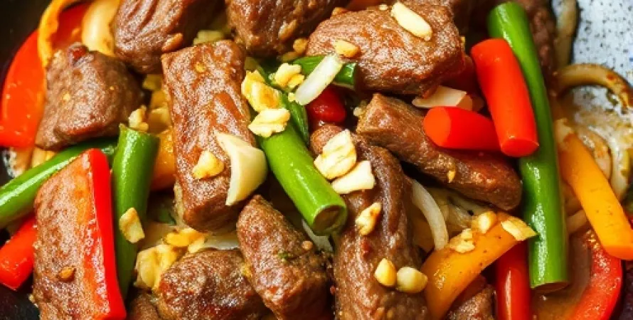 Boeuf sauté au ketjap manis