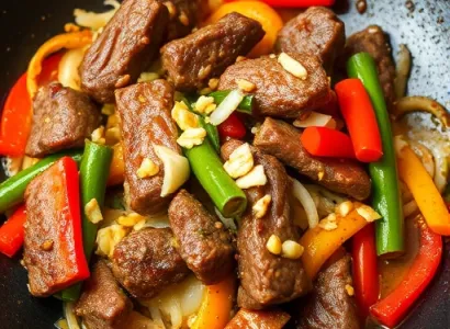 Boeuf sauté au ketjap manis