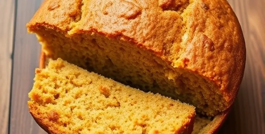 Pain de mais au blé complet